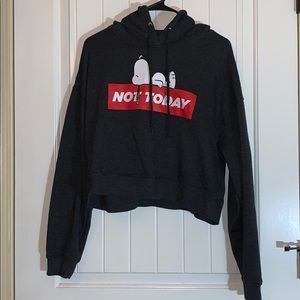 Long sleeve crop top